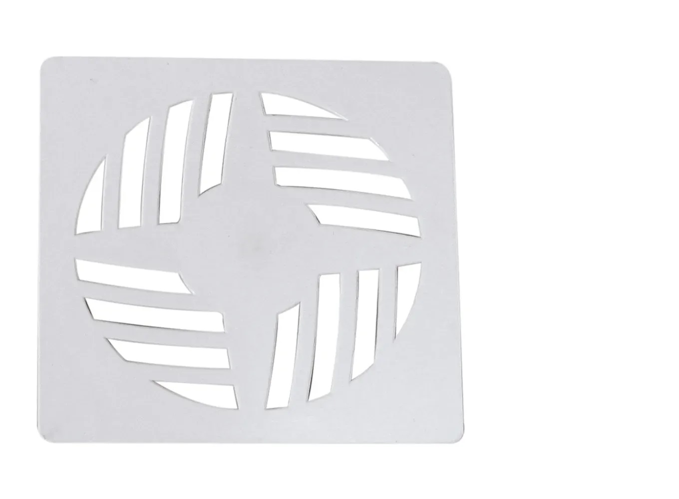 Grelha Quadrada 15x15cm em PP Branco - Modelo II Astra