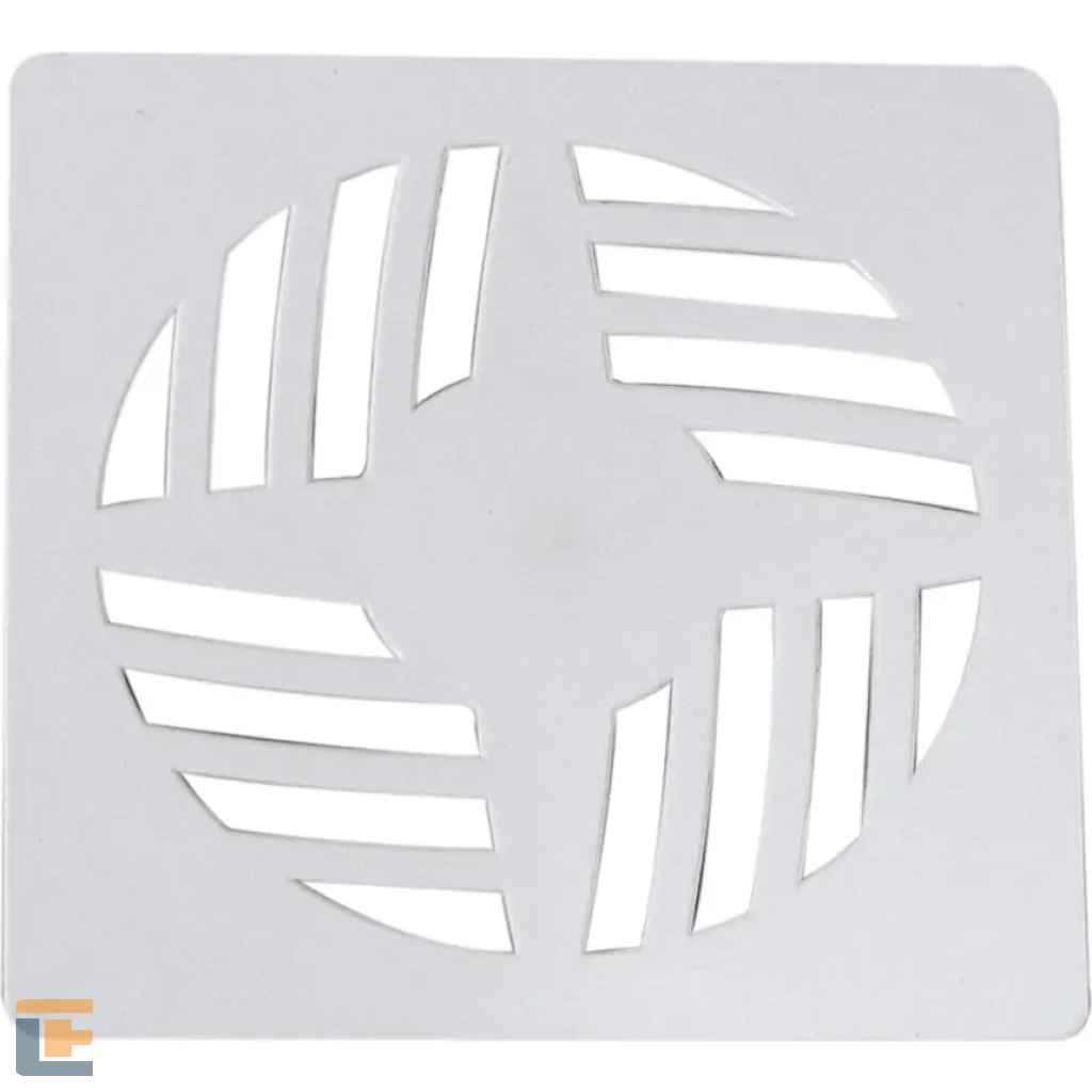 Grelha Quadrada 9,4 x 9,4cm em PVC Branco - Astra