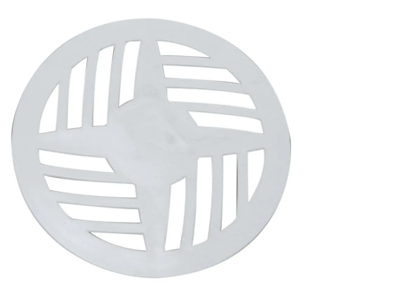 Grelha Redonda 15x15 em PP Branco - Modelo II Astra