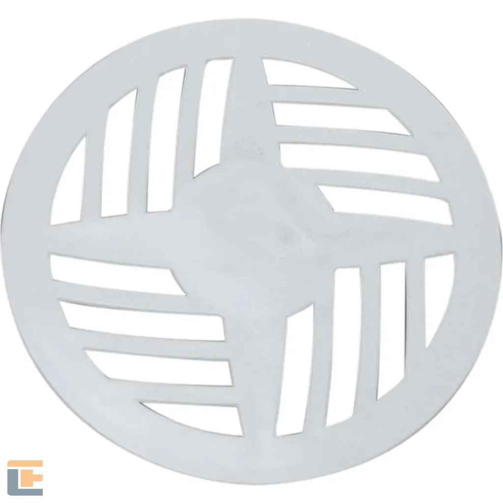 Grelha Redonda 9,7cm em PVC Branco - Astra