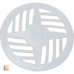 Grelha Redonda 9,7cm em PVC Branco - Astra