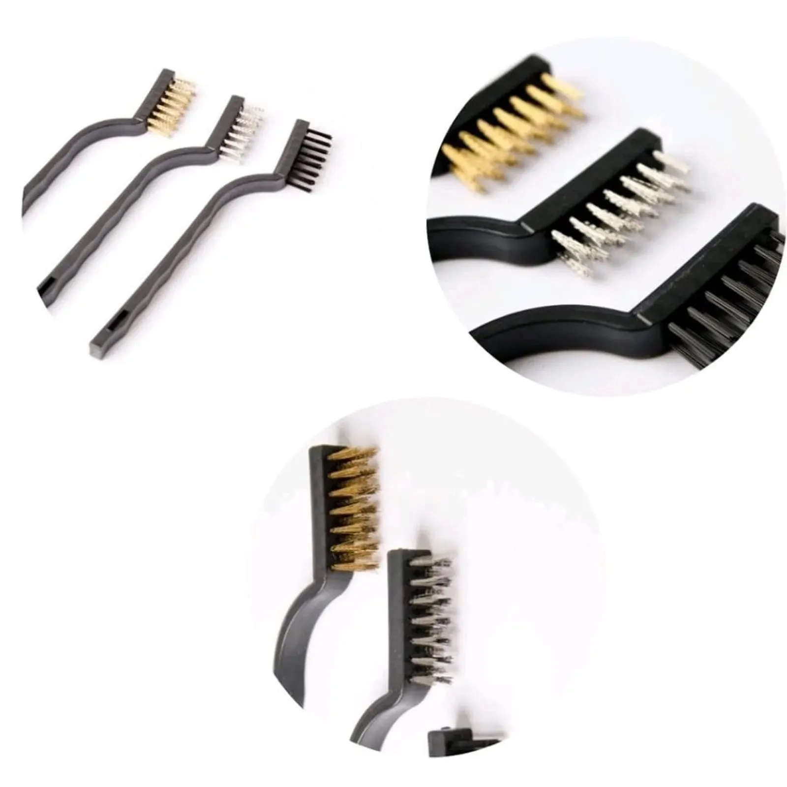 Jogo de Escovas de Aço 3 Peças MTX 748609 - Imagem 3