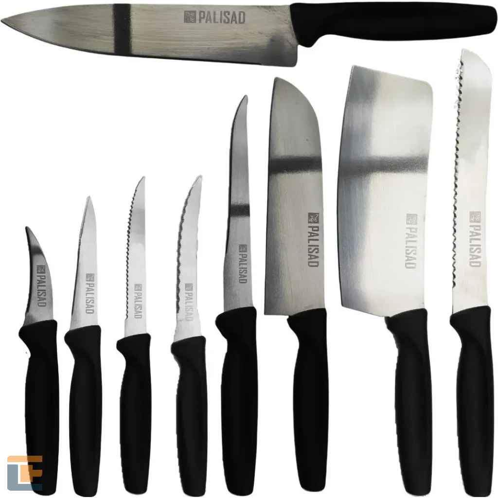Jogo de Facas Inox Palisad 9 Peças
