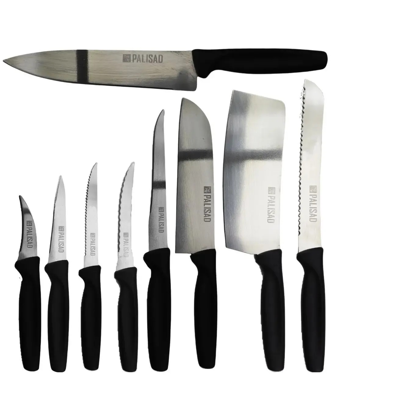 Jogo de Facas Inox Palisad 9 Peças