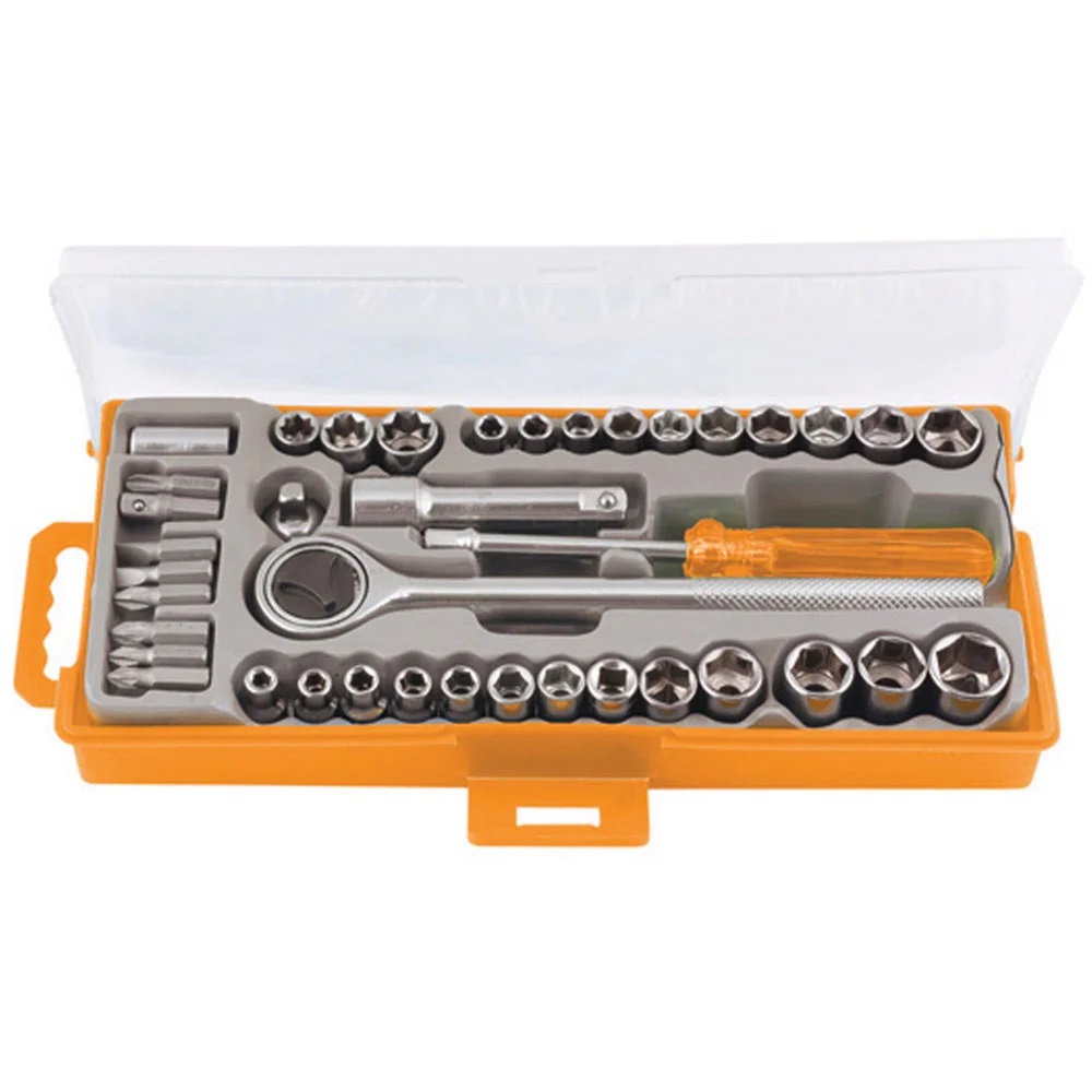 Jogo de Ferramentas Soquetes e Bits 40 Peças SPARTA - 13565