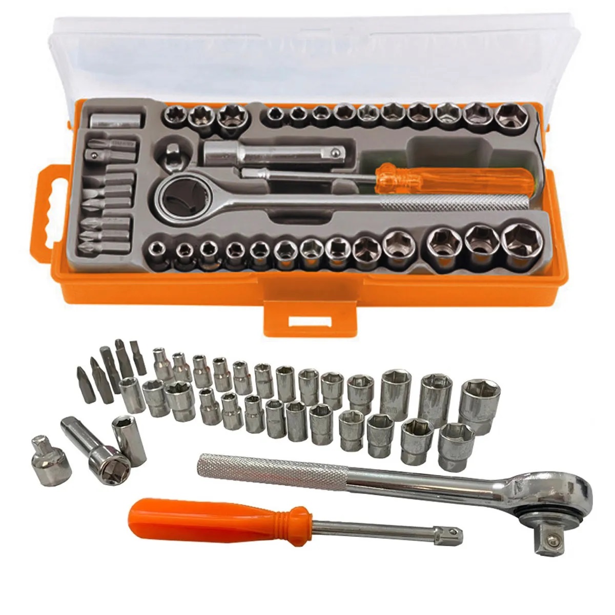 Jogo de Ferramentas Soquetes e Bits 40 Peças SPARTA - 13565 - Imagem 2