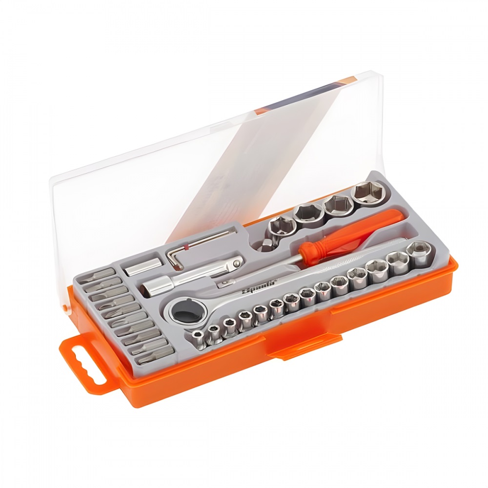 Jogo de Ferramentas Soquetes e Bits 40 Peças SPARTA - 13565 - Imagem 3