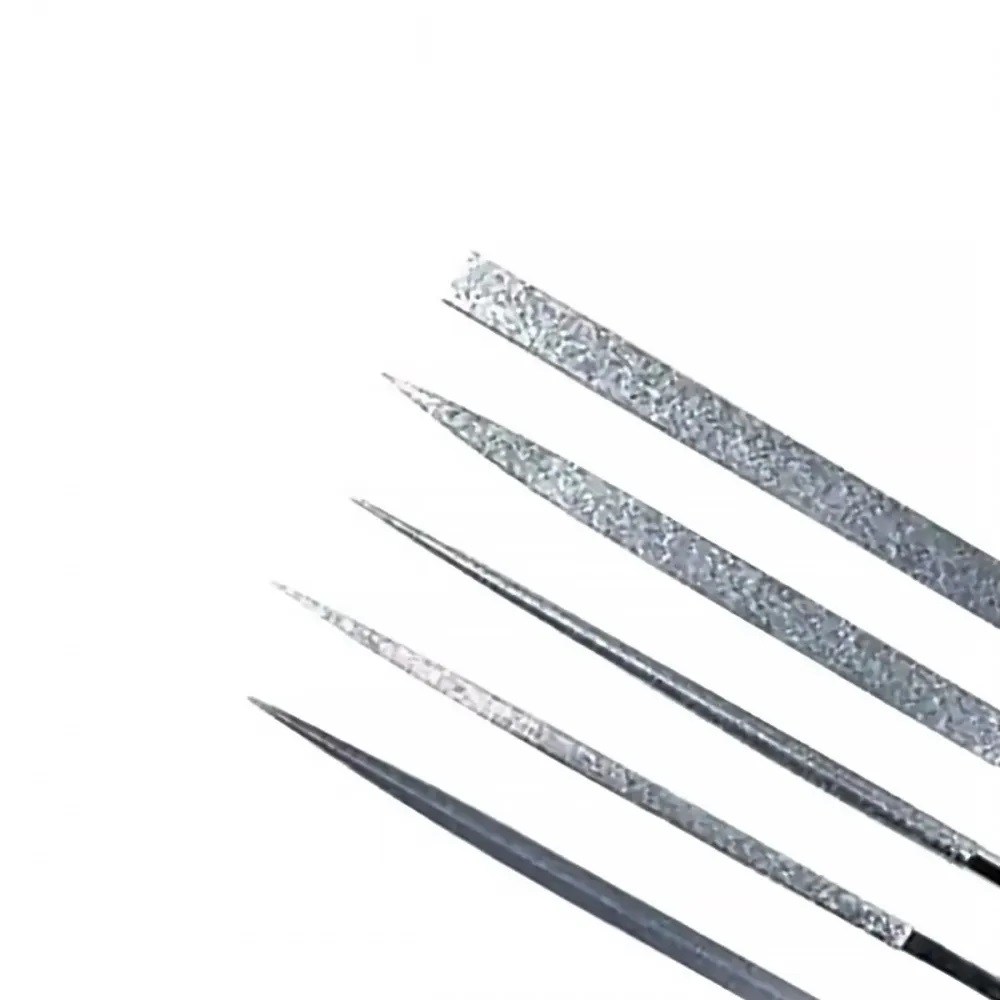 Jogo de Limas Agulha Diamantadas 140x70x3mm - 5 Peças MTX 158339