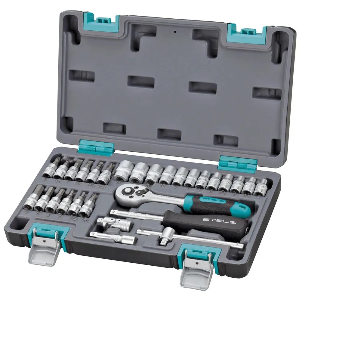 Jogo de Soquete e Catraca 29 Peças Stels 1410055