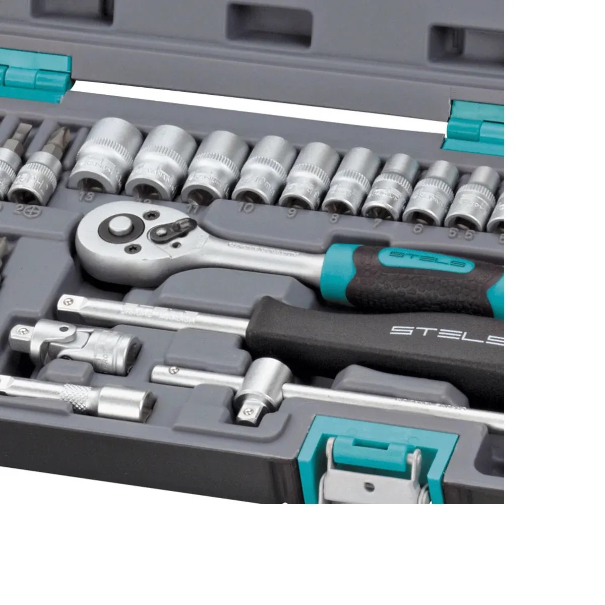 Jogo de Soquete e Catraca 29 Peças Stels 1410055 - Imagem 4