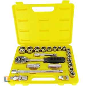 Jogo De Soquete Titanium 1/2" 22 Peças 5497