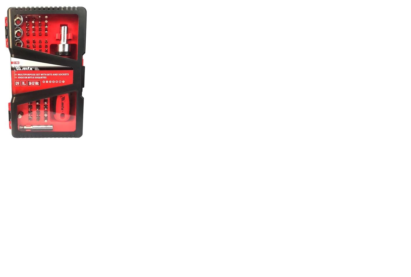 Jogo Universal C/Bits e Soquetes 78 PCS MTX 117859 - Imagem 4