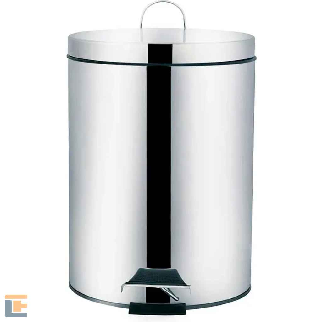 Lixeira Ágata Inox 5 Litros com Pedal Mor