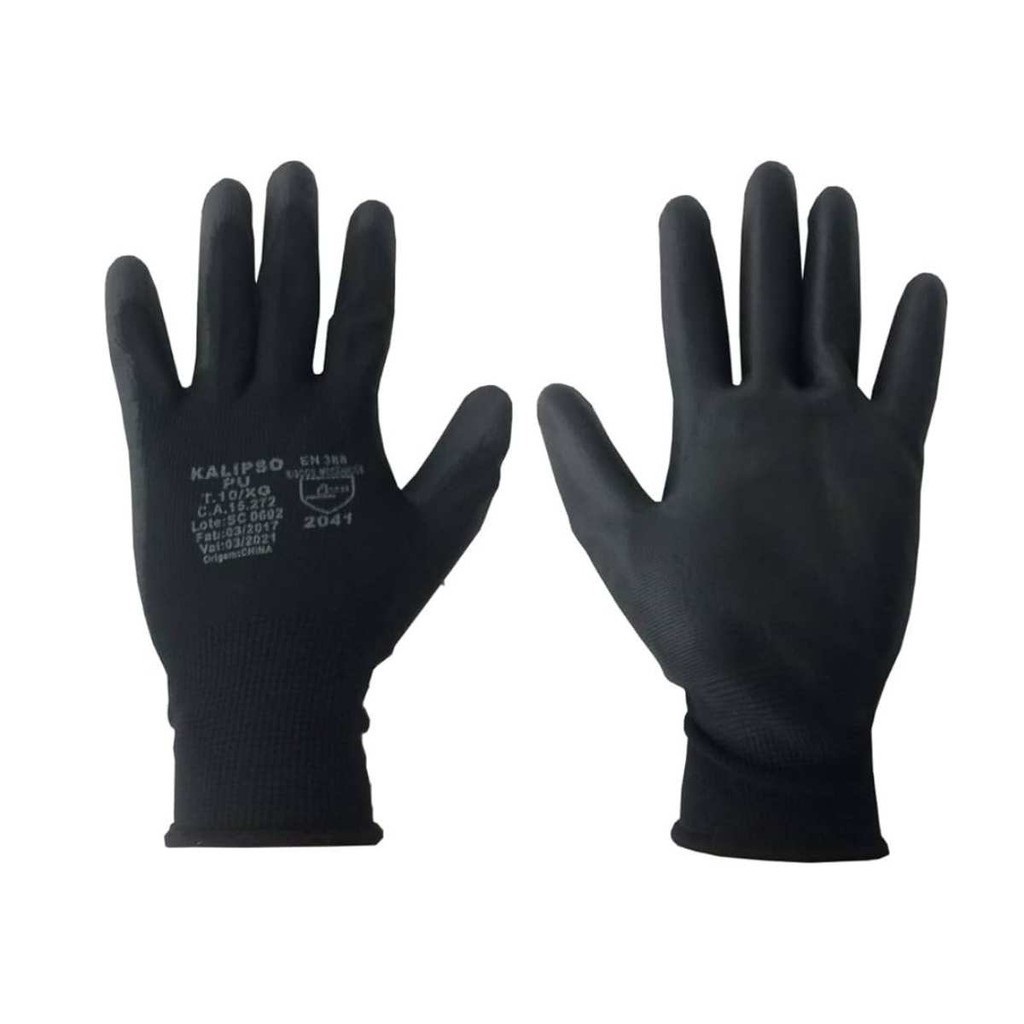 Luva De Proteção PU Multitato Nylon CA 15272 Kalipso - TAM 9