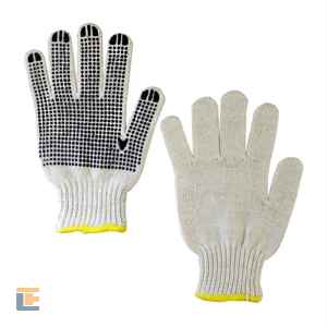 Luva Pano Tricotada Malha Pigmentada - Tamanho Único