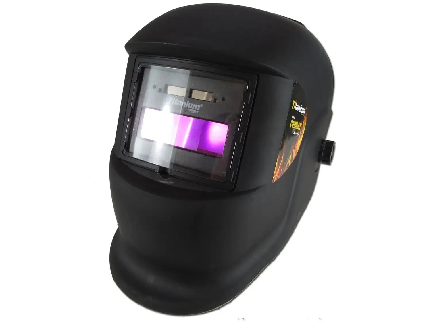Máscara Automática de Solda Ton. 11 Titanium Combat