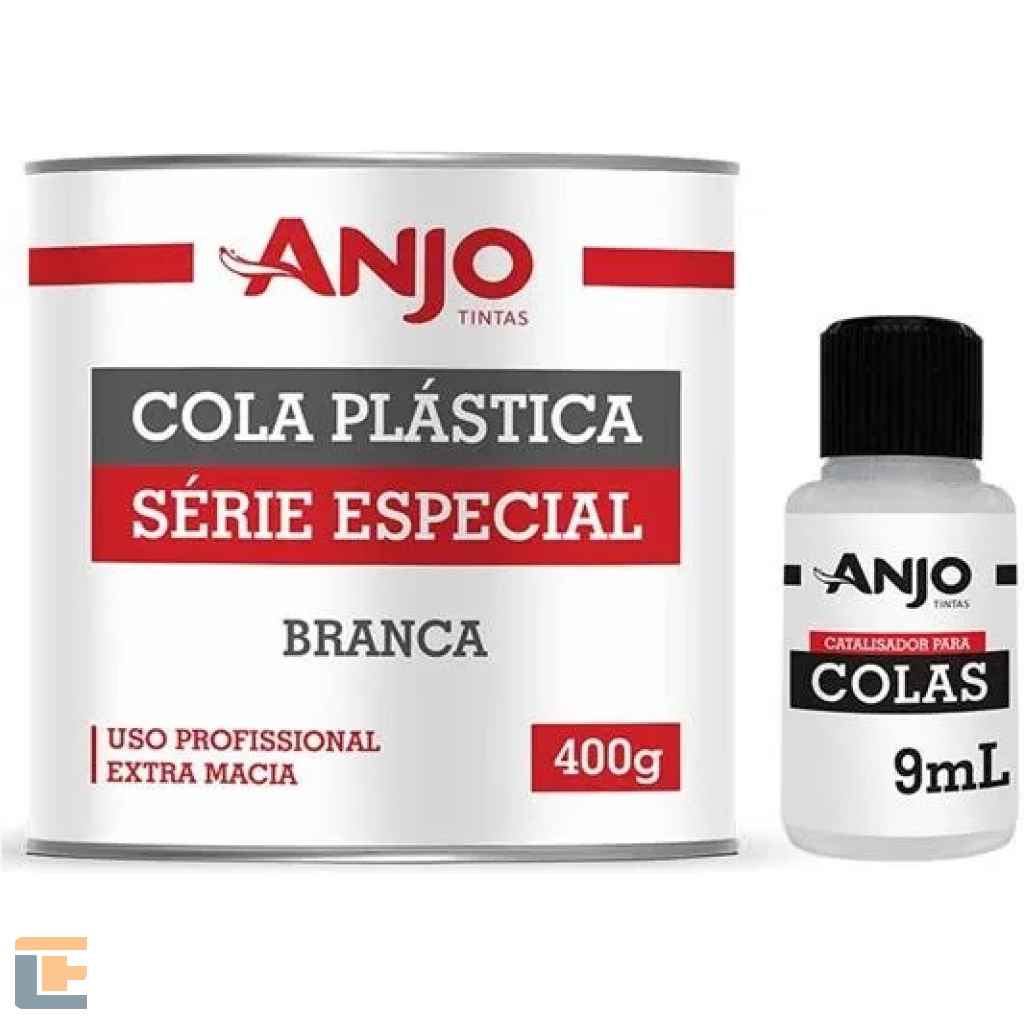 Massa Plástica Anjo Série Especial Branca 400g C/ Catalisador