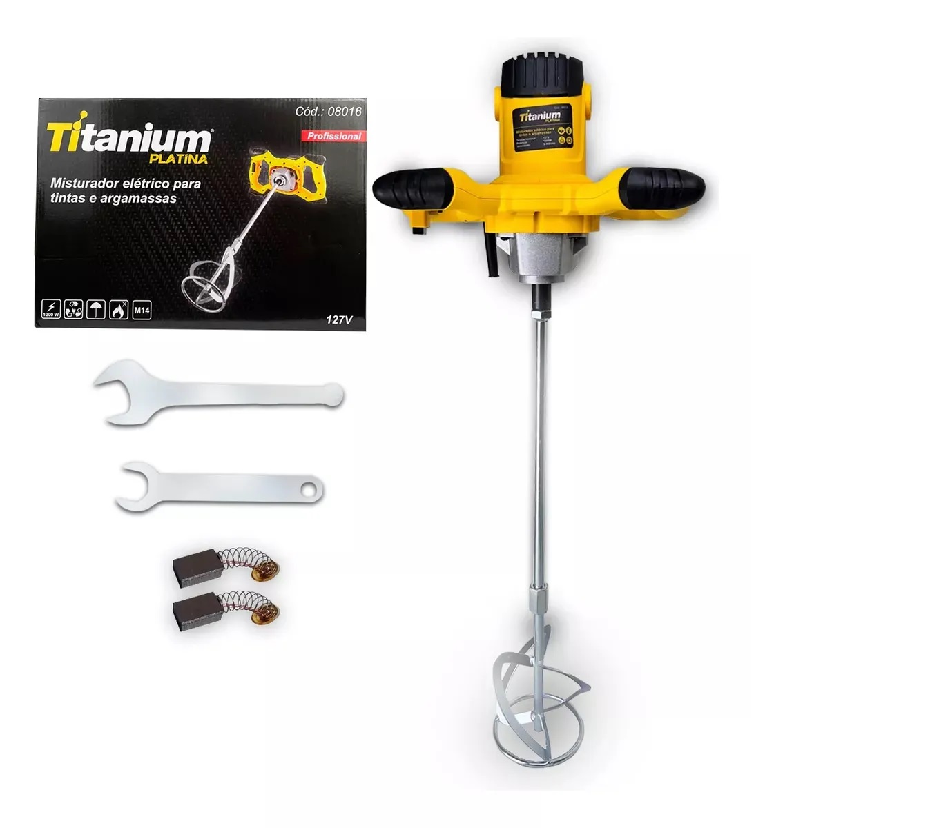 Misturador Eletrico P/ Argamassa Titanium1200W - 127V - Imagem 2