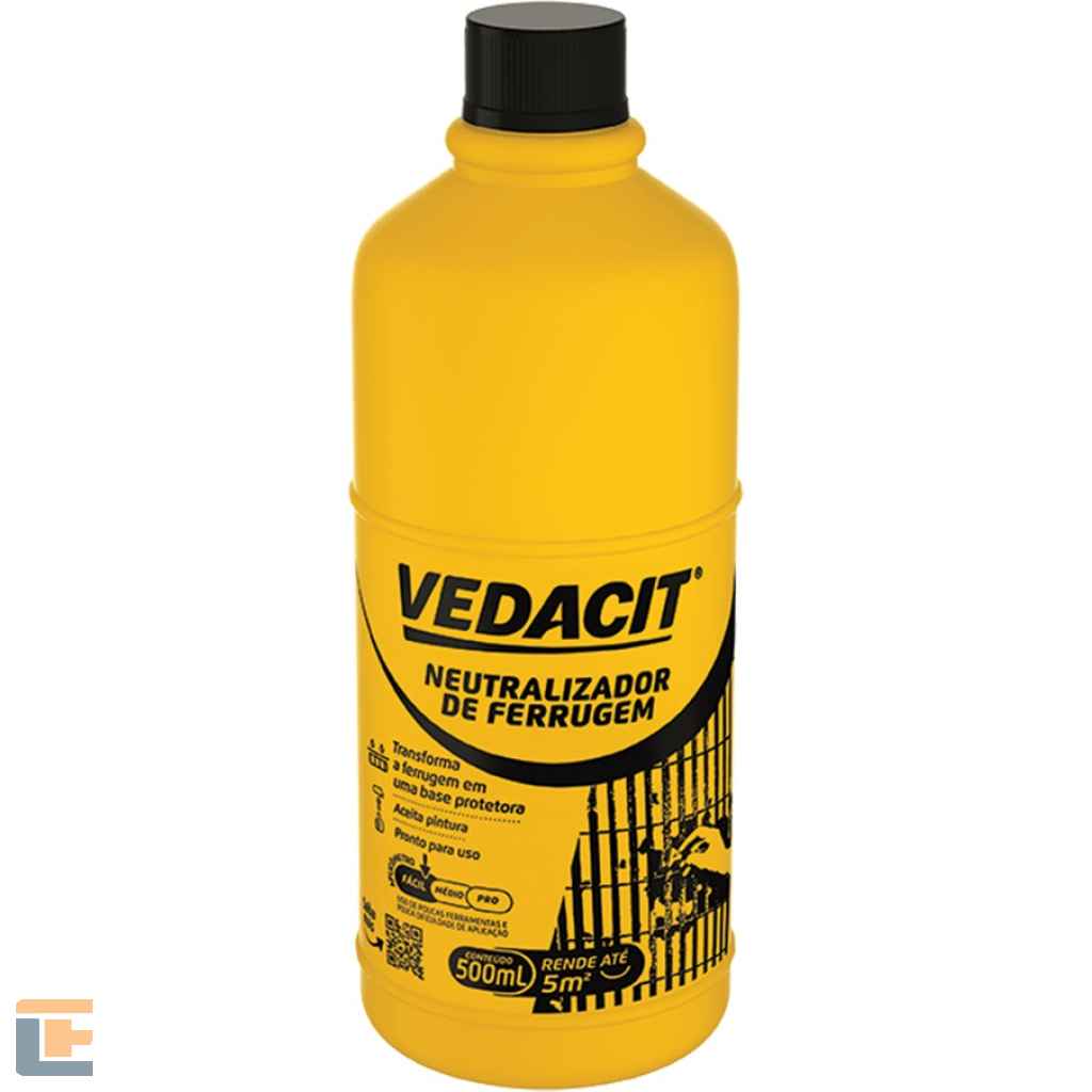 Neutralizador de Ferrugem Frasco 500ml Vedacit