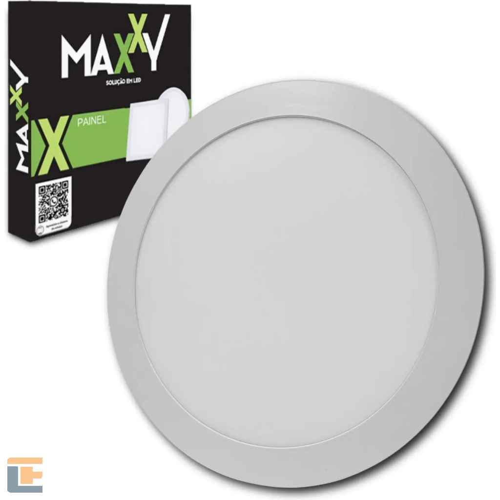 Painel Plafon Redondo Sobrepor 18w LED 6500k Maxxy