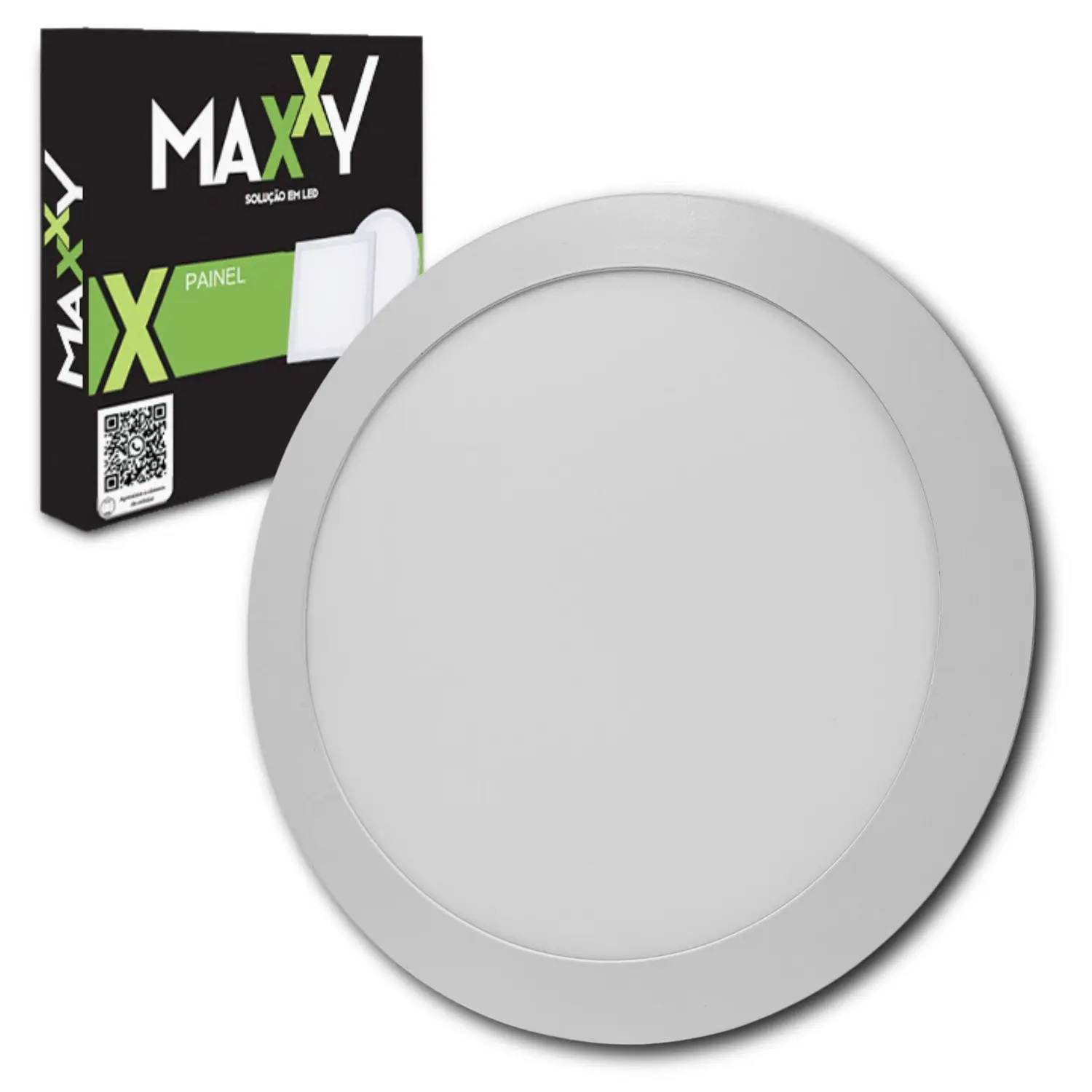 Painel Plafon Redondo Sobrepor 18w LED 6500k Maxxy