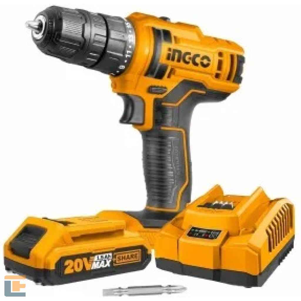 Parafusadeira e Furadeira 20V à Bateria INGCO CDLI200518-9