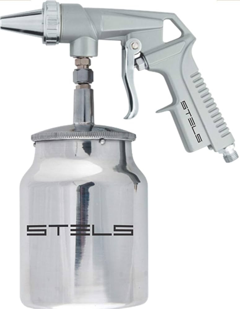 Pistola de Pintura Tanque Baixo Jato de Areia Stels 5731655