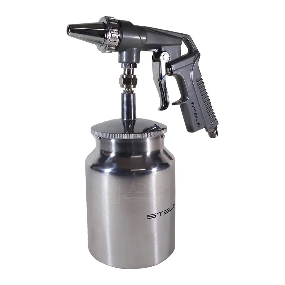 Pistola de Pintura Tanque Baixo Jato de Areia Stels 5731655 - Imagem 2