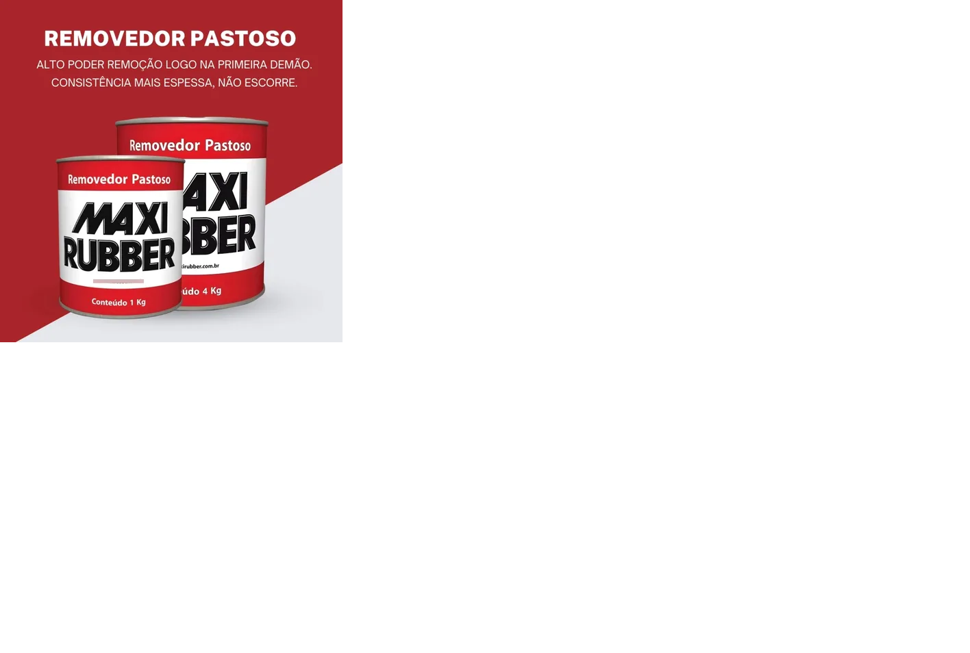 Removedor Pastoso Maxi Rubber 1KG - Imagem 3