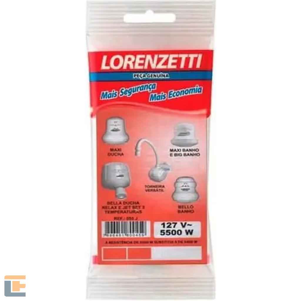 Resistência Torneira Eletrica Versátil Lorenzetti 5500w 127v