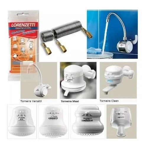 Resistência Torneira Eletrica Versátil Lorenzetti 5500w 220v - Imagem 2