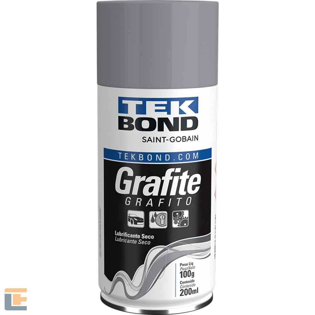 Spray Grafite Lubrificante Seco 200ml Tekbond