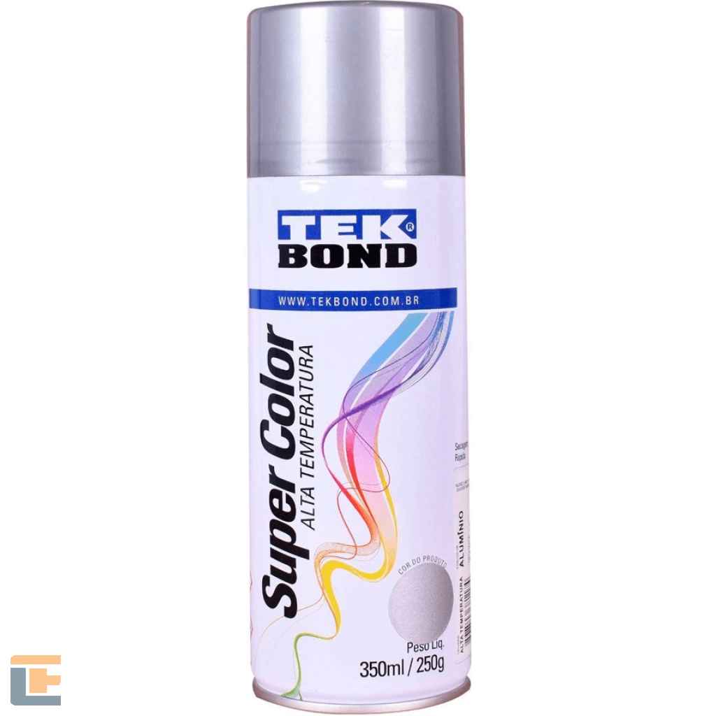 Tinta Spray Tekbond Aluminio Alta Temperatura 350ML
