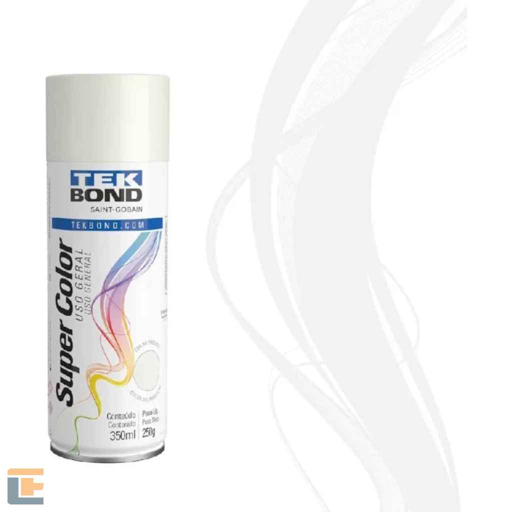 Tinta Spray Tekbond Branco Fosco Uso Geral 350ML