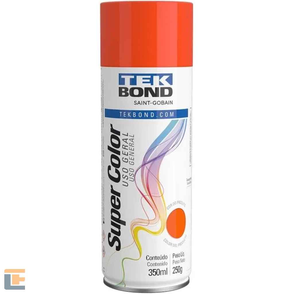 Tinta Spray Tekbond Laranja Uso Geral 350ML