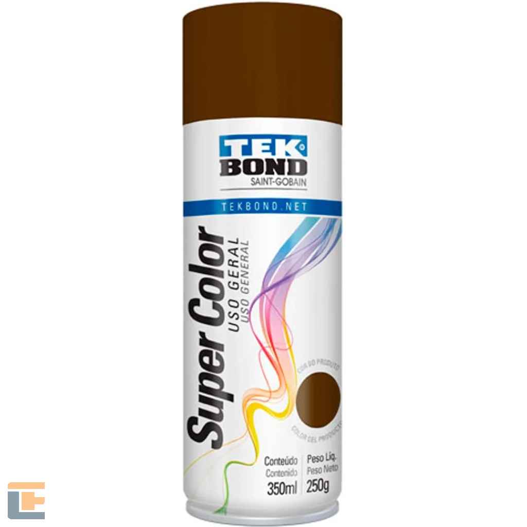 Tinta Spray Tekbond Marrom Uso Geral 350ML