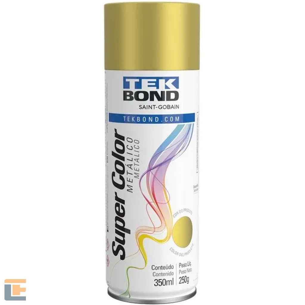 Tinta Spray Tekbond Ouro Metálico 350ML