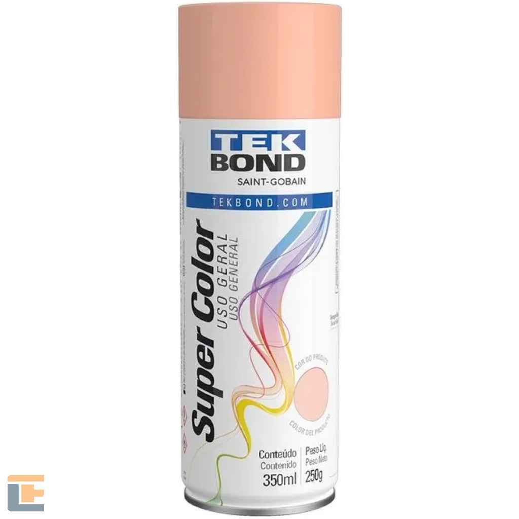 Tinta Spray Tekbond Rosa Uso Geral 350ML