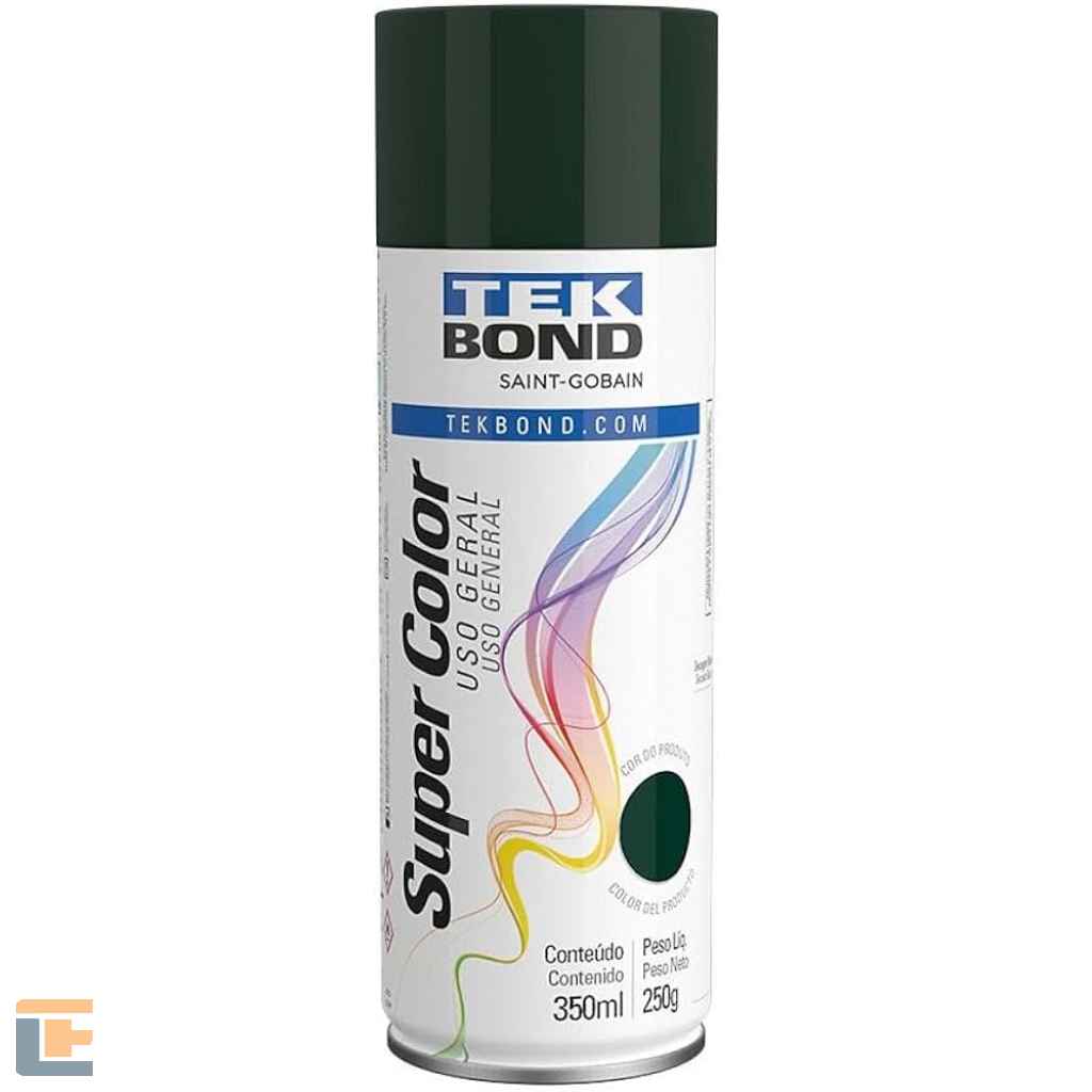Tinta Spray Tekbond Verde Escuro Uso Geral 350ML