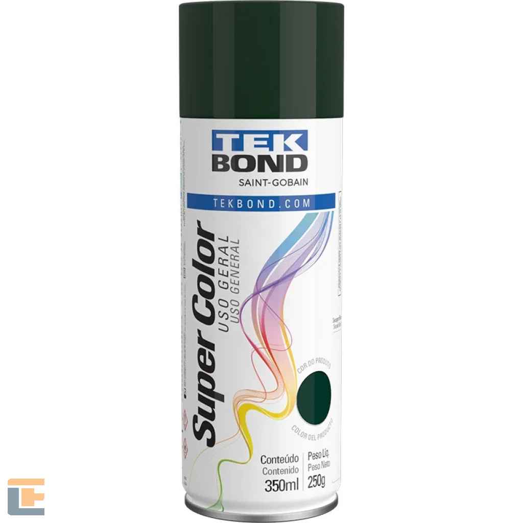 Tinta Spray Tekbond Verde Metálico 350ML