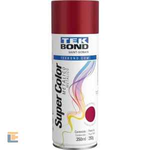 Tinta Spray Tekbond Vermelho Metálico 350ML