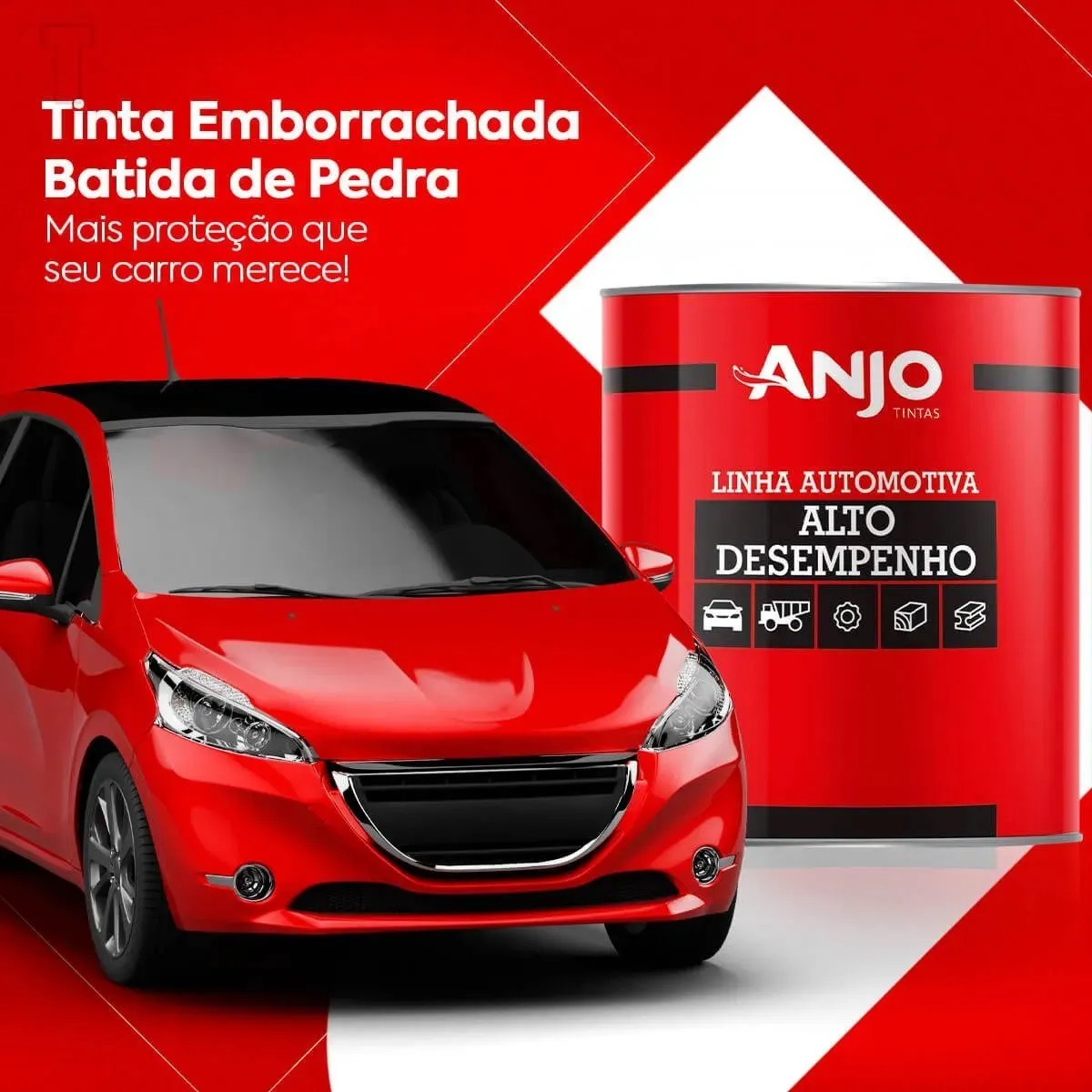 Tinta Emborrachamento Anjo Preto 900ml - Imagem 2