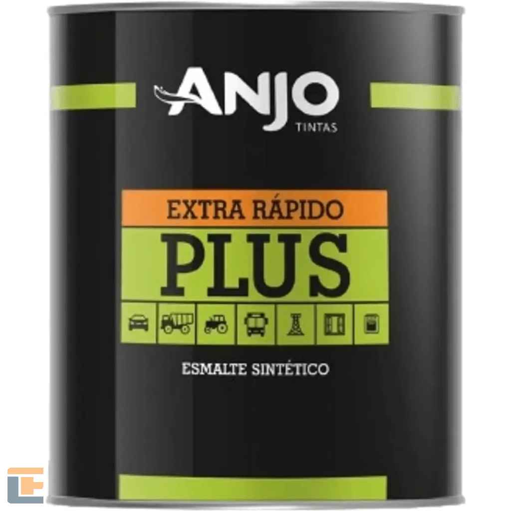 Tinta Esmalte Plus Sintético Anjo Preto Fosco 900ml