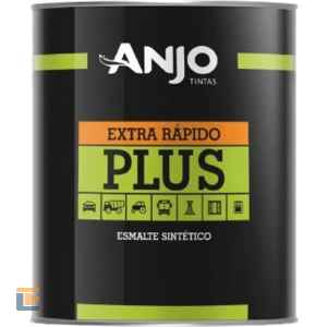Tinta Esmalte Plus Sintético Anjo Preto Fosco 900ml