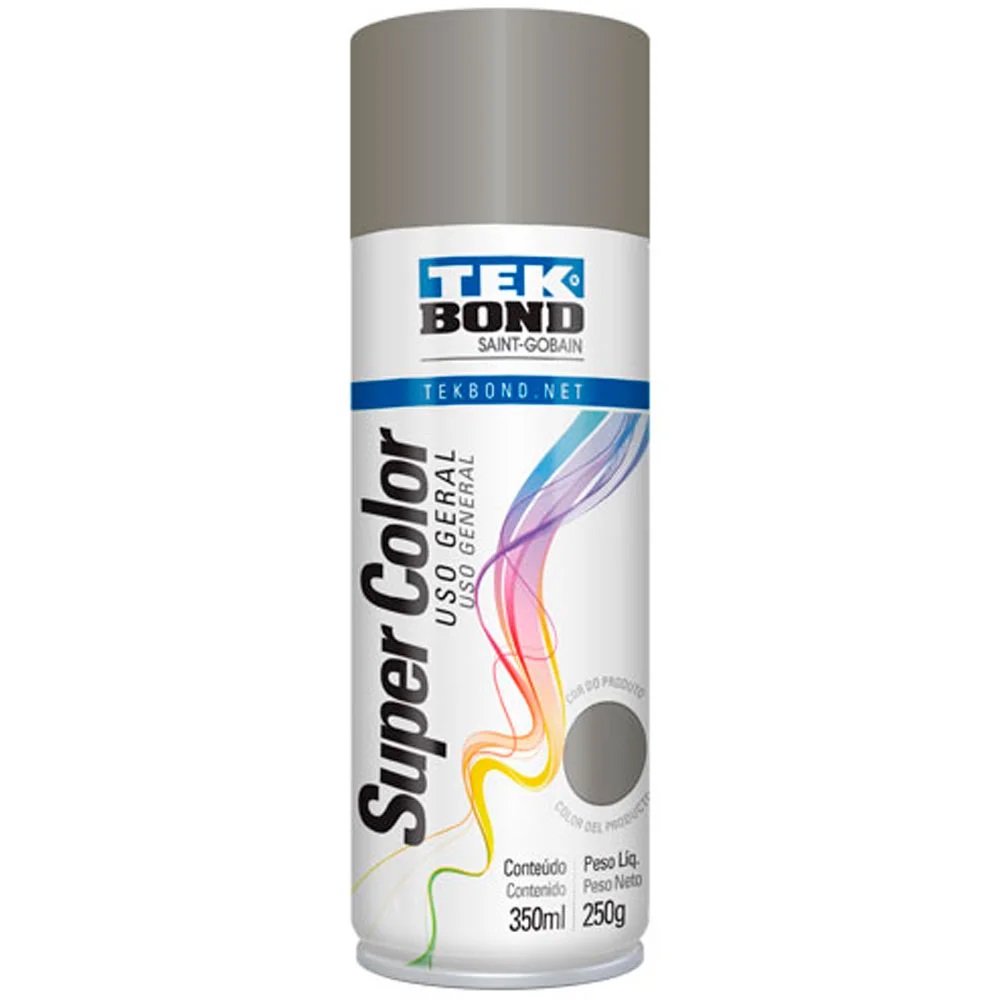 Tinta Spray Tekbond Platina Uso Geral 350ml