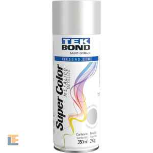 Tinta Spray Tekbond Super Color Prata Metálico 350ml