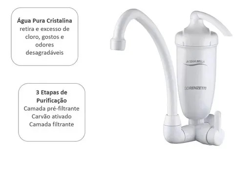 Torneira Acqua Bella com Purificador de Água Lorenzetti 7411815 - Imagem 3