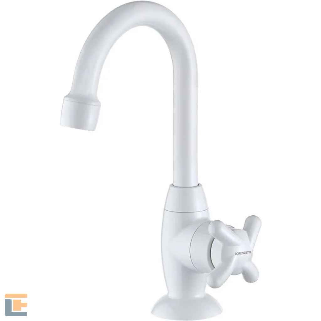 Torneira Banheiro Mesa Lavatorio 1195 F34 Branca Lorenzetti