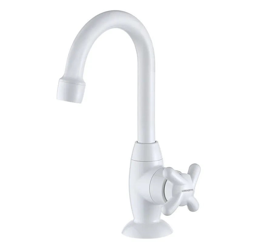 Torneira Banheiro Mesa Lavatorio 1195 F34 Branca Lorenzetti