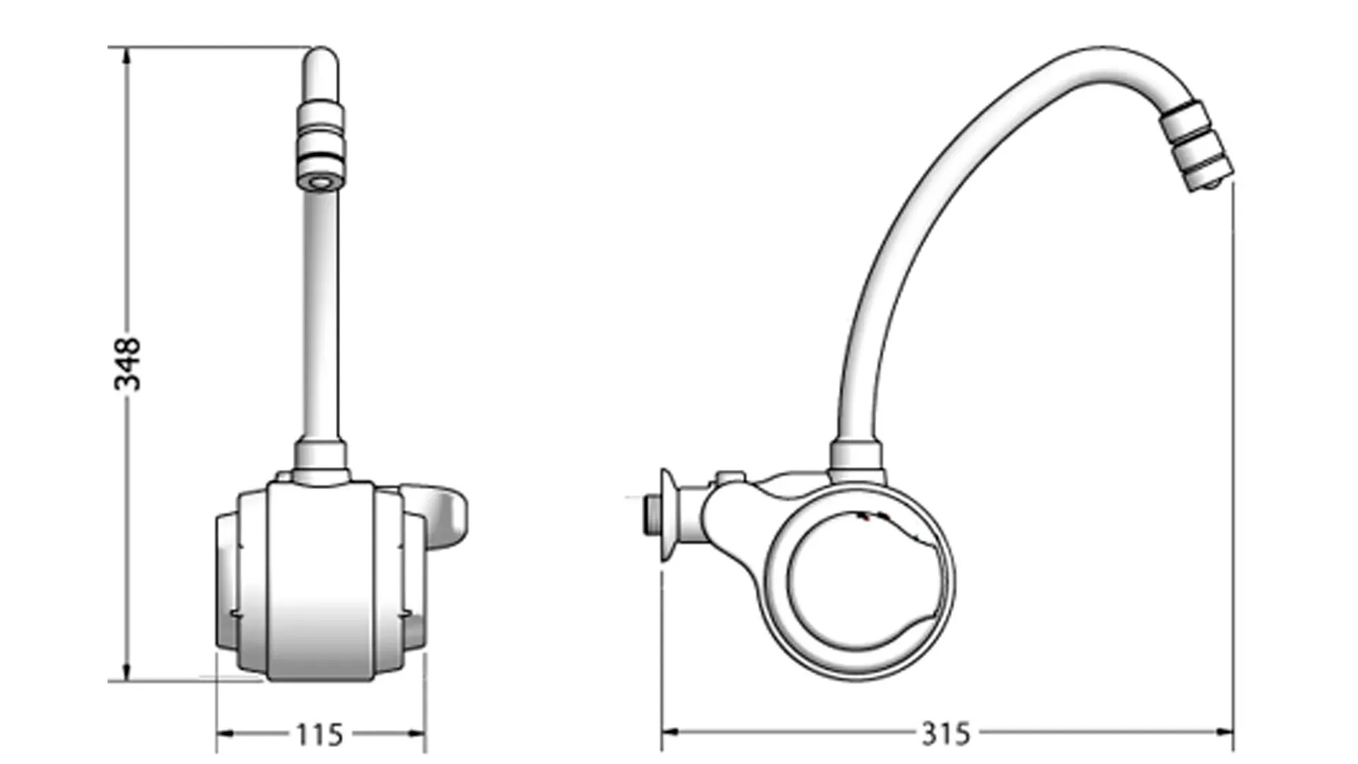 Torneira Cromada Versátil Lorenzetti 127V - Imagem 4
